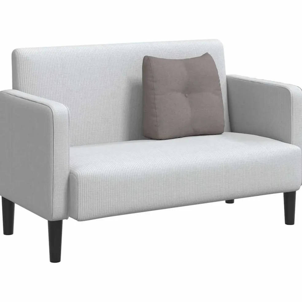 vidaXL Rugkussen Taupe 45 x 24 x 50 cm Stof