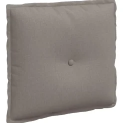 vidaXL Rugkussen Taupe 50 x 19 x 45 cm Stof