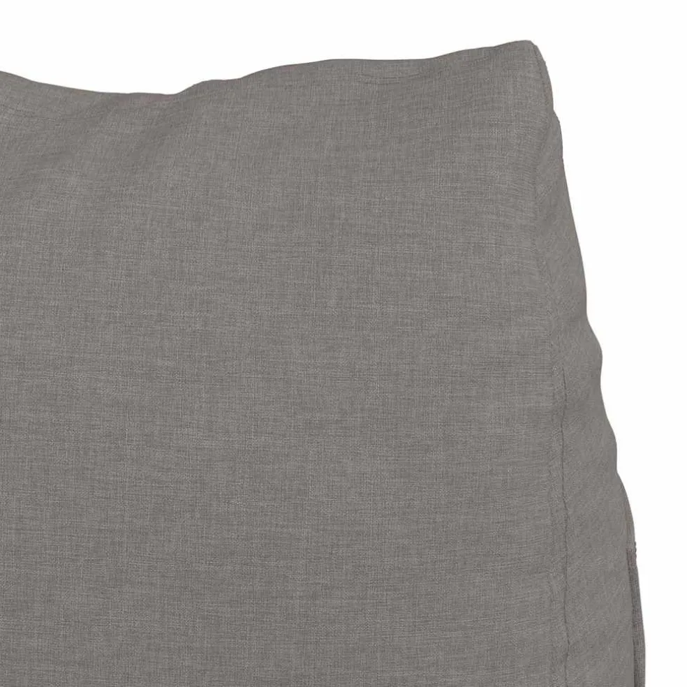 vidaXL Rugkussen Taupe 45 x 20 x 35 cm Stof