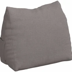 vidaXL Rugkussen Taupe 45 x 20 x 35 cm Stof