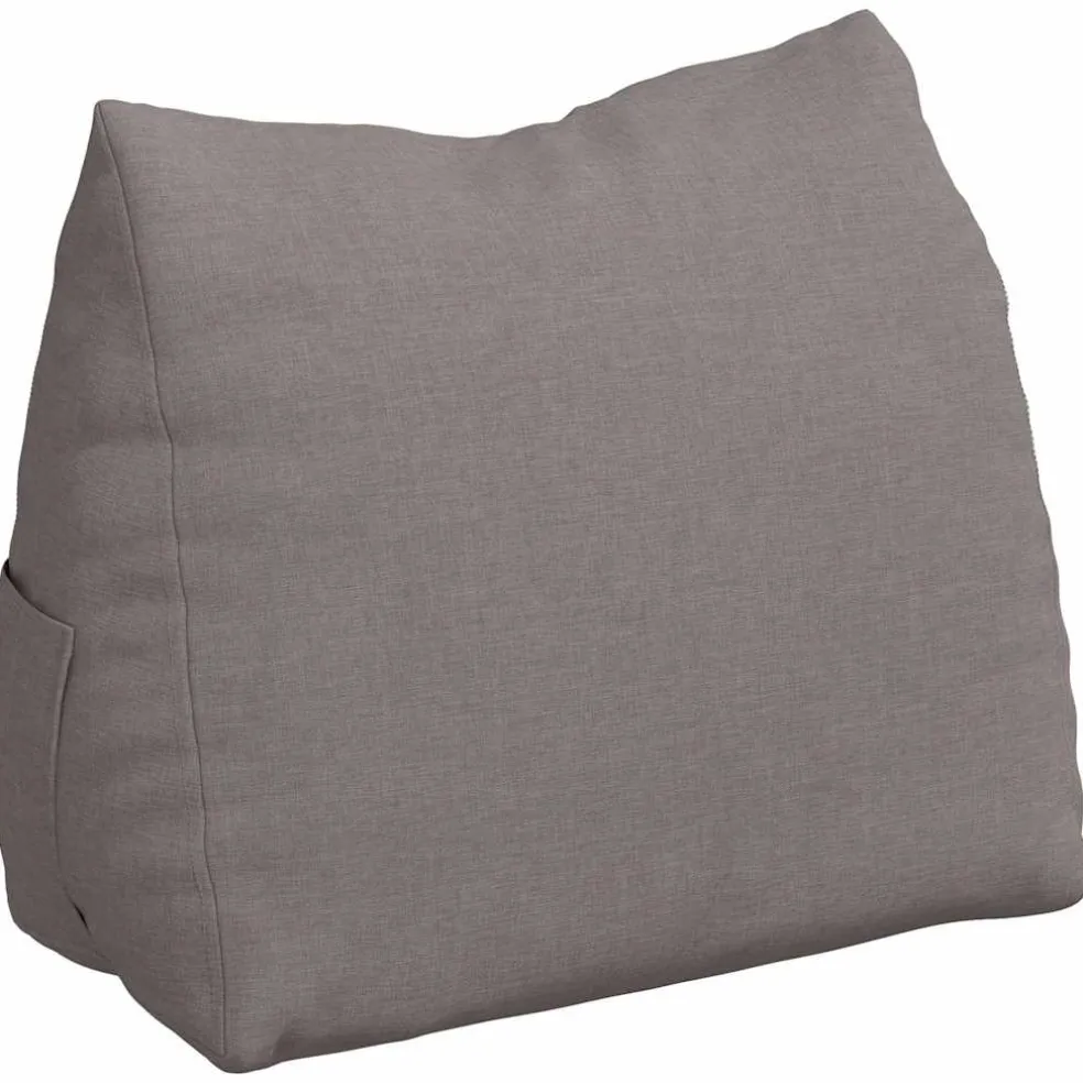 vidaXL Rugkussen Taupe 45 x 20 x 35 cm Stof