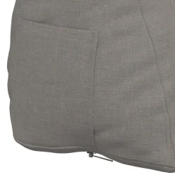 vidaXL Rugkussen Taupe 45 x 20 x 35 cm Stof