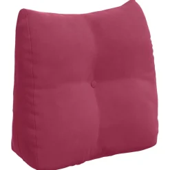 vidaXL Rugkussen Wijnrood 45 x 24 x 50 cm Fluweel