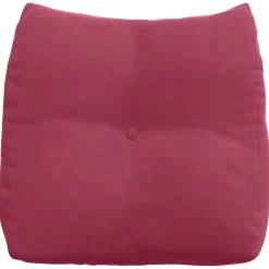 vidaXL Rugkussen Wijnrood 45 x 24 x 50 cm Fluweel