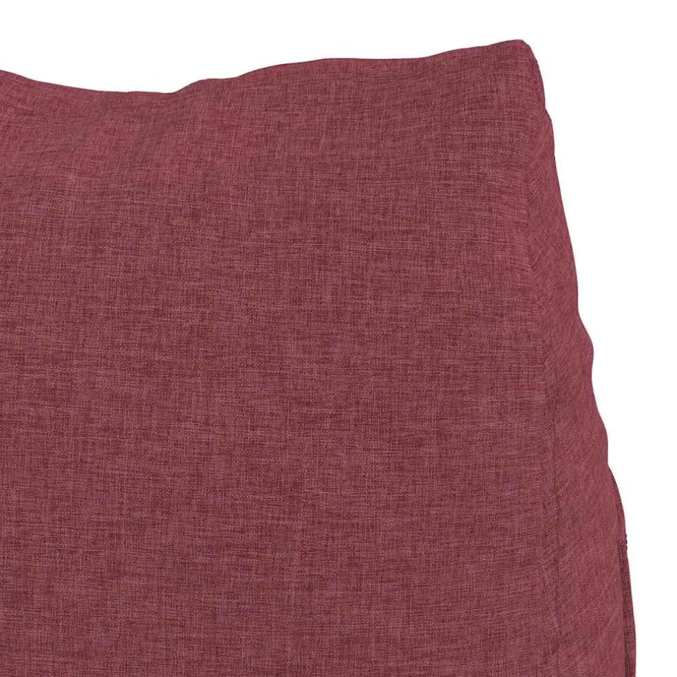 vidaXL Rugkussen Wijnrood 45 x 20 x 35 cm Stof