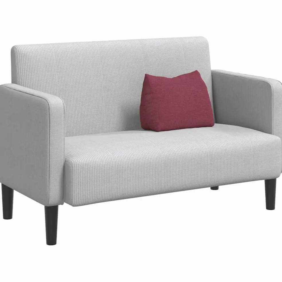 vidaXL Rugkussen Wijnrood 45 x 20 x 35 cm Stof