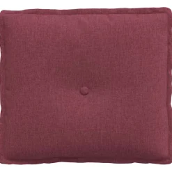 vidaXL Rugkussen Wijnrood 50 x 19 x 45 cm Stof