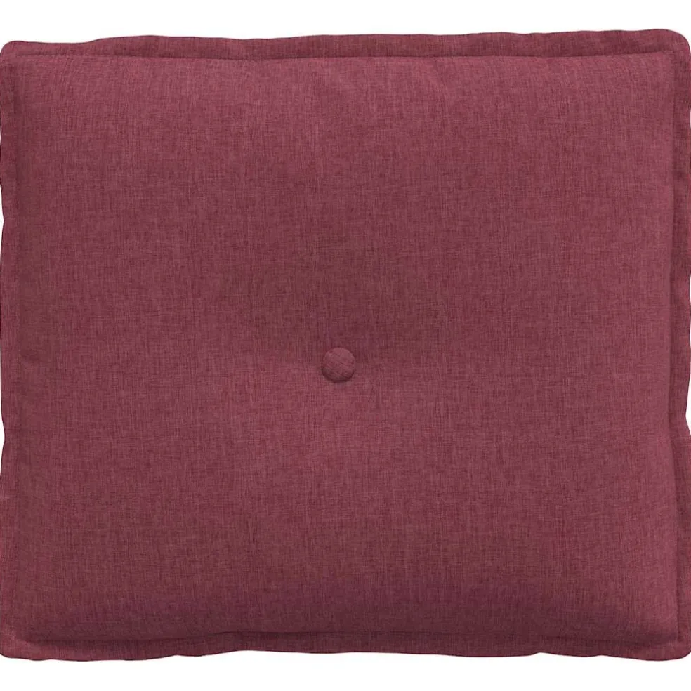 vidaXL Rugkussen Wijnrood 50 x 19 x 45 cm Stof