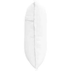 vidaXL Rugkussen Wit 50 x 19 x 45 cm Stof