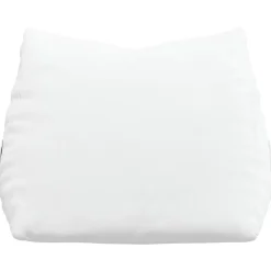 vidaXL Rugkussen Wit 45 x 20 x 35 cm Stof