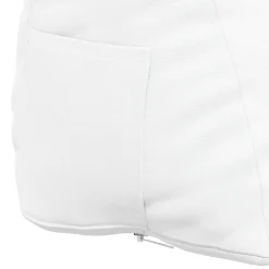 vidaXL Rugkussen Wit 45 x 20 x 35 cm Stof