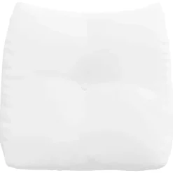 vidaXL Rugkussen Wit 45 x 24 x 50 cm Stof