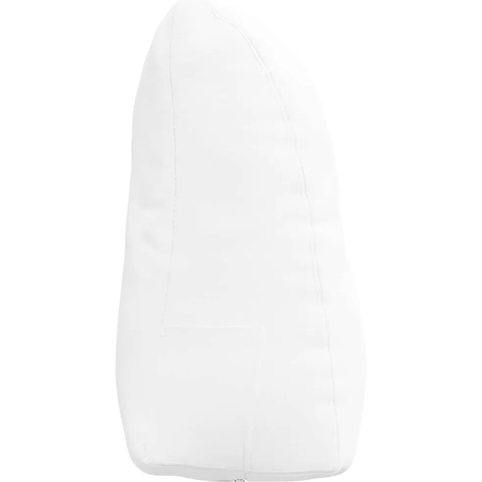 vidaXL Rugkussen Wit 45 x 24 x 50 cm Stof