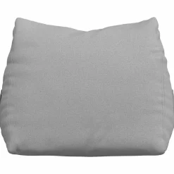 vidaXL Rugkussen Wolkengrijs 45 x 20 x 35 cm Stof