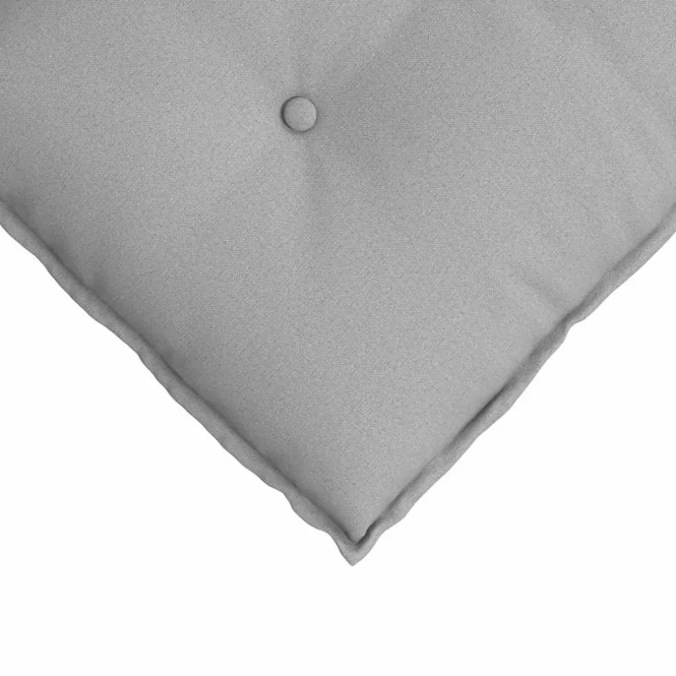 vidaXL Rugkussen Wolkengrijs 50 x 19 x 45 cm Stof