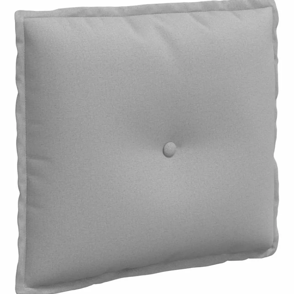 vidaXL Rugkussen Wolkengrijs 50 x 19 x 45 cm Stof