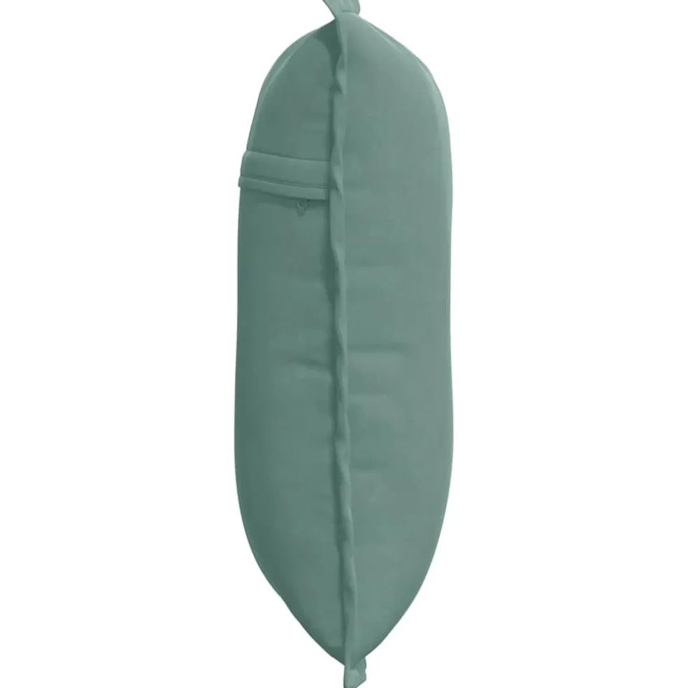 vidaXL Rugkussen Zeegroen 50 x 45 cm Katoen Stof
