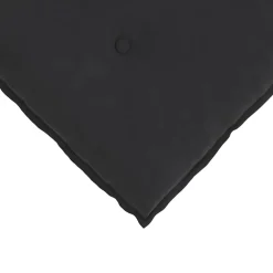 vidaXL Rugkussen Zwart 50 x 45 cm Katoen Stof