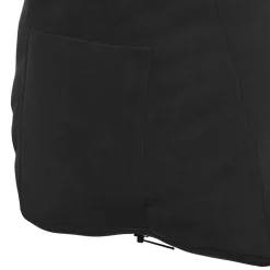 vidaXL Rugkussen Zwart 45 x 20 x 35 cm Cordstof