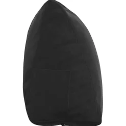 vidaXL Rugkussen Zwart 45 x 20 x 35 cm Cordstof