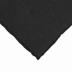 vidaXL Rugkussen Zwart 50 x 19 x 45 cm Stof