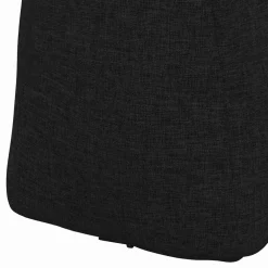 vidaXL Rugkussen Zwart 45 x 24 x 50 cm Stof