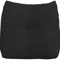 vidaXL Rugkussen Zwart 45 x 24 x 50 cm Stof