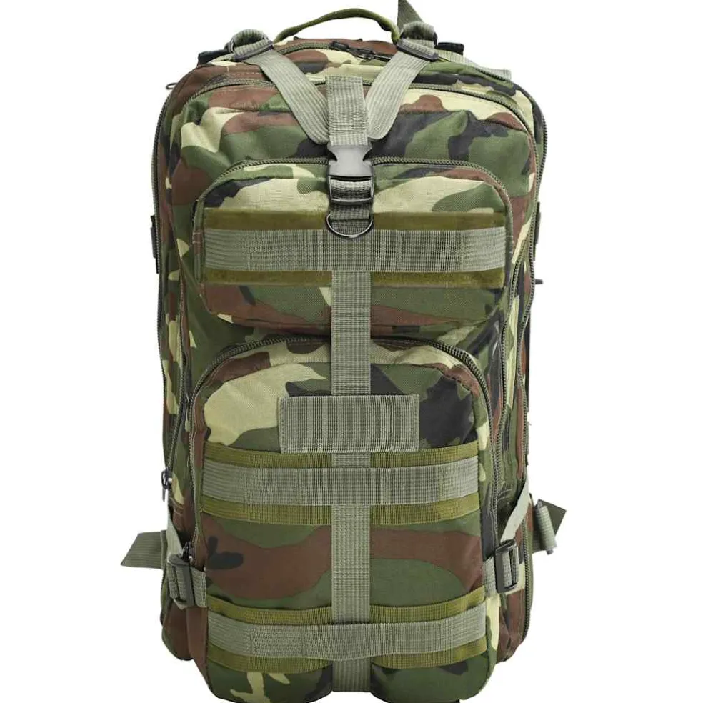 vidaXL Rugzak legerstijl 50 L camouflage