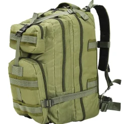 vidaXL 91382 Rugzak legerstijl 50 L olijfgroen