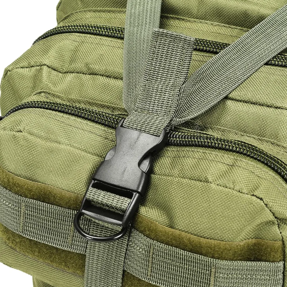 vidaXL 91382 Rugzak legerstijl 50 L olijfgroen