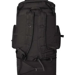 vidaXL Rugzak legerstijl XXL 100 L zwart