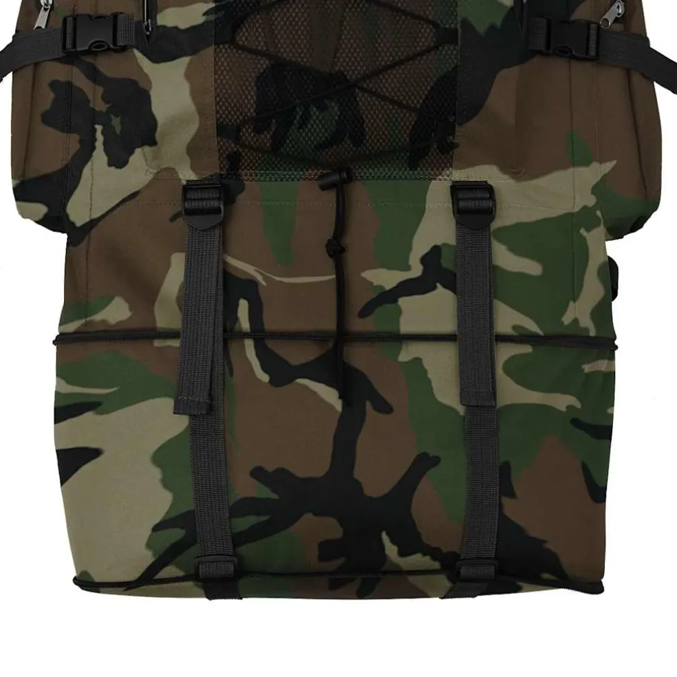 vidaXL Rugzak legerstijl XXL 100 L camouflage