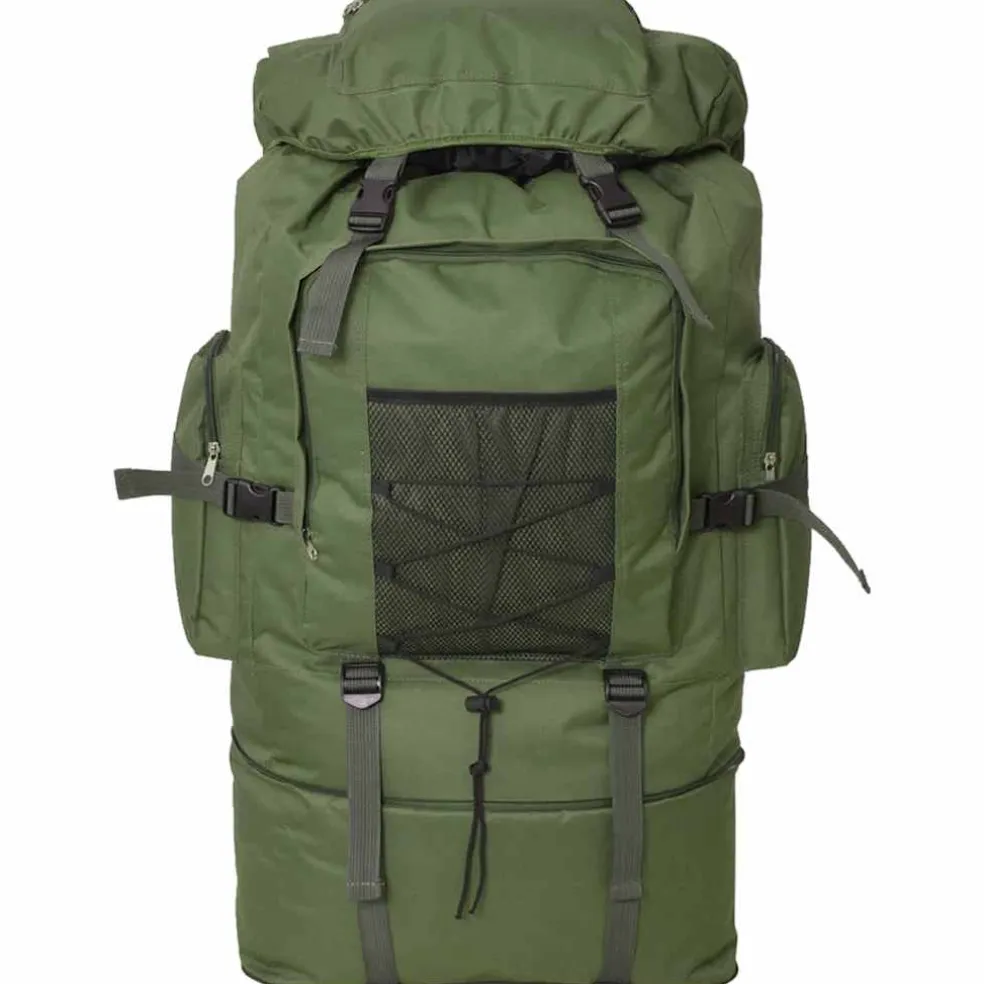 vidaXL Rugzak legerstijl XXL 100 L groen