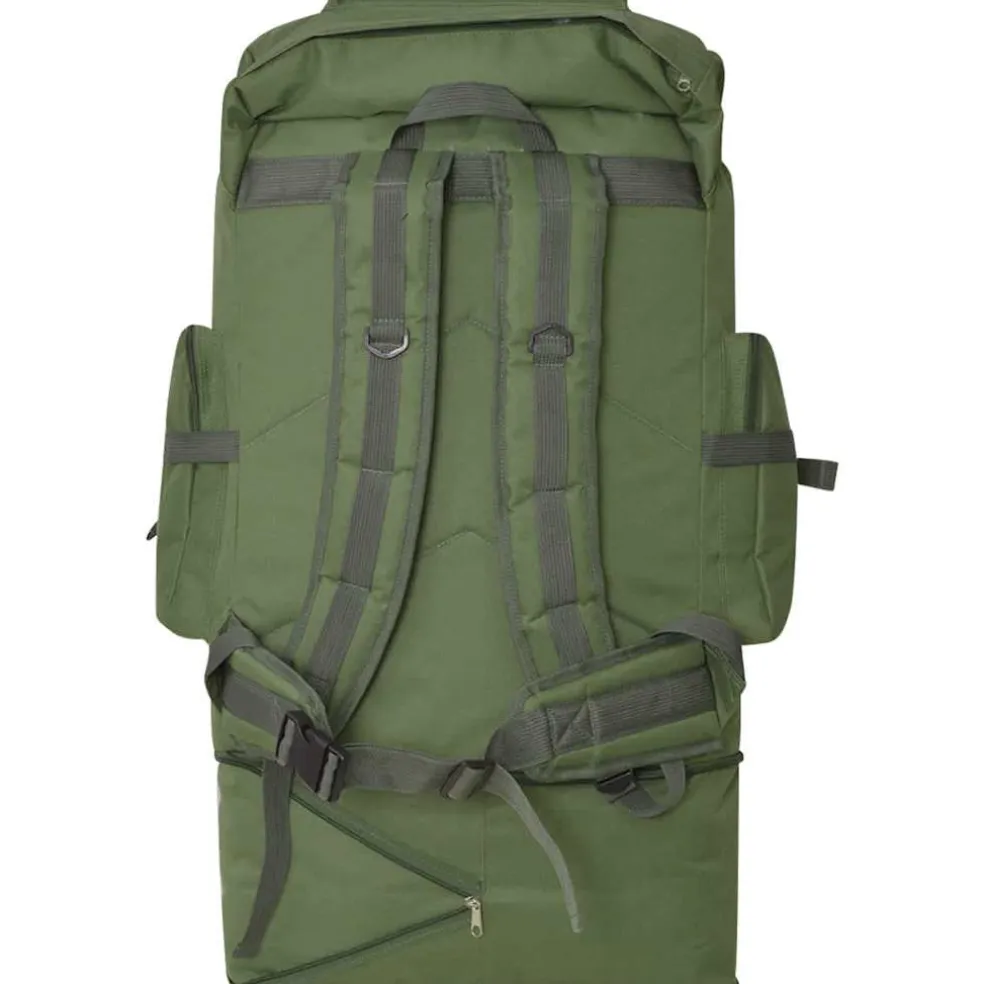 vidaXL Rugzak legerstijl XXL 100 L groen