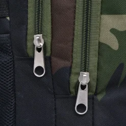 vidaXL Rugzak voor school 40 L zwart en camouflage