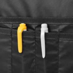 vidaXL Rugzak voor school 40 L zwart en blauw