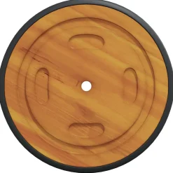 vidaXL Ruimtewielen 2 st Bruin 20,5 x 20,5 x 2 cm Massief Acaciahout