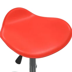 vidaXL Salonkruk kunstleer rood