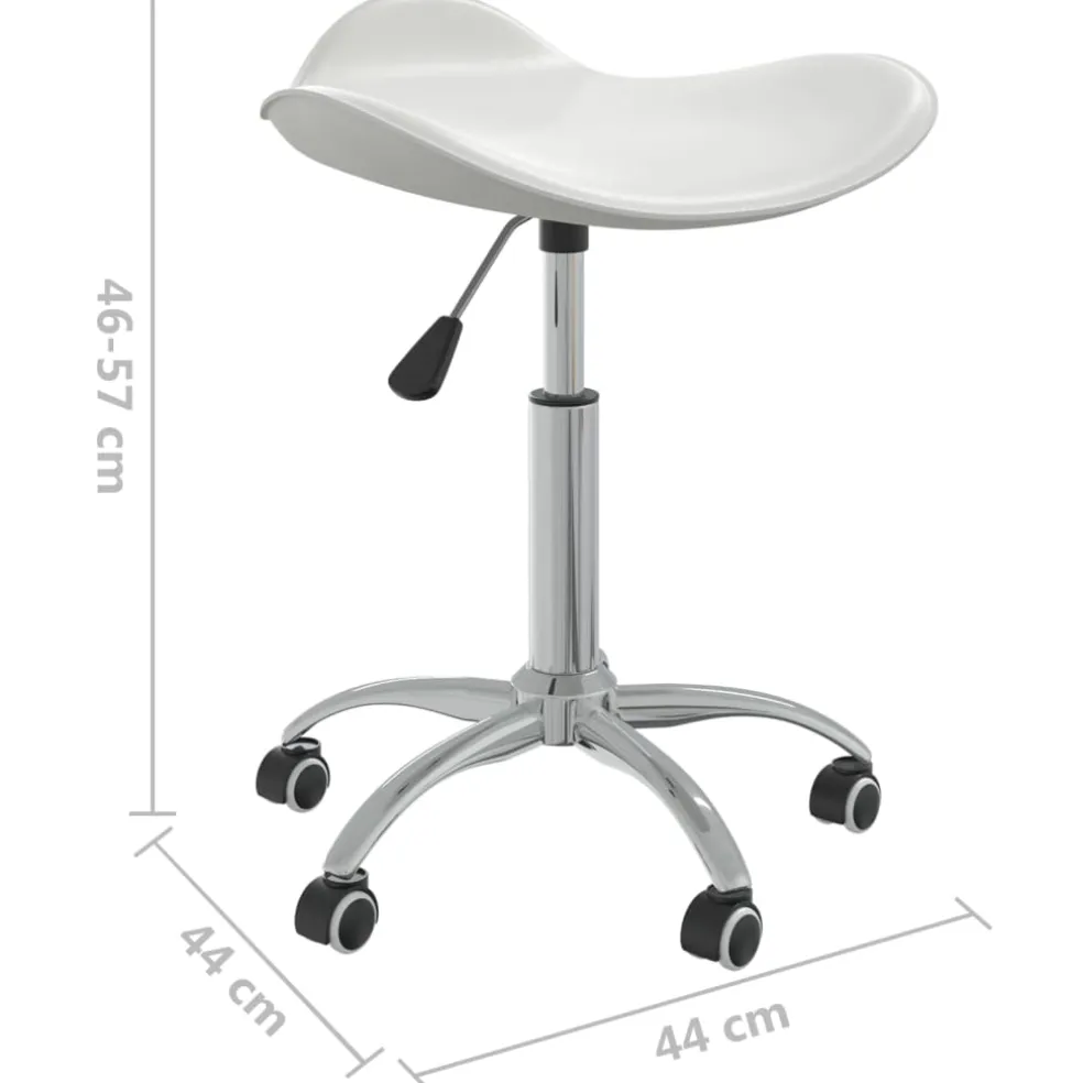 vidaXL Salonkruk kunstleer wit