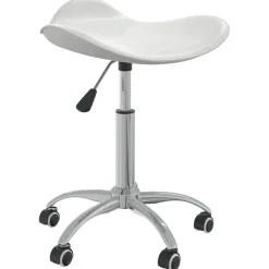 vidaXL Salonkruk kunstleer wit