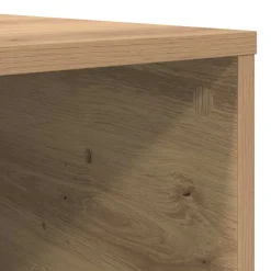 vidaXL Salontafel Artisan Eiken 80 x 80 x 36,5 cm Bewerkt hout