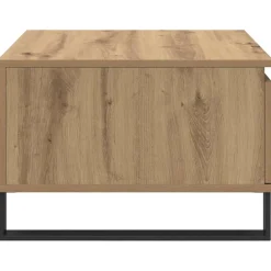 vidaXL Salontafel Artisan Eiken 55 x 55 x 36,5 cm Bewerkt hout