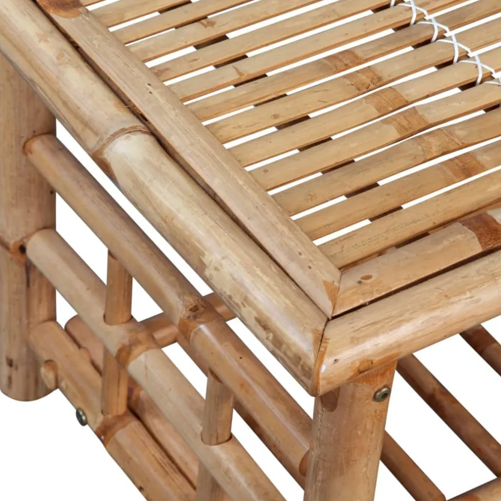 vidaXL Salontafel bamboe 90x50x45 cm
