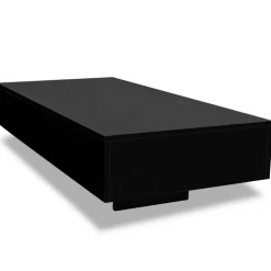 vidaXL Salontafel hoogglans zwart