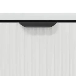 vidaXL Salontafel Hoogglans wit 90 x 49 x 46 cm Bewerkt hout