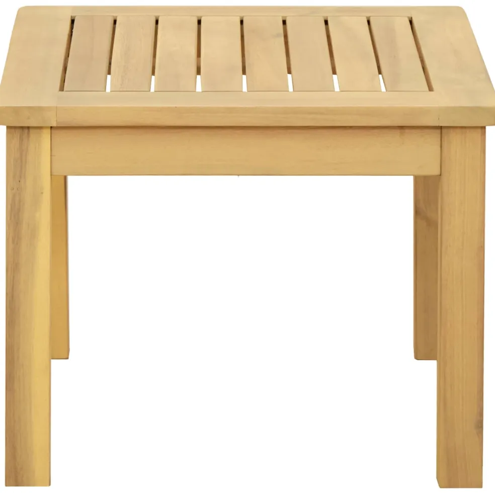 vidaXL Salontafel Licht acacia 45 x 45 x 36 cm Massief Acaciahout