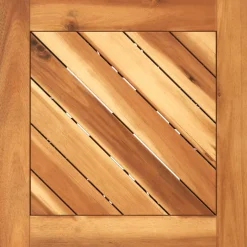 vidaXL Salontafel met draad 38x38x38 cm massief acaciahout
