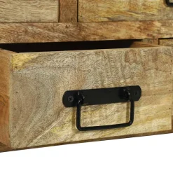 vidaXL Salontafel met lade Bruin 90 x 50 x 38 cm Massief Mango Hout