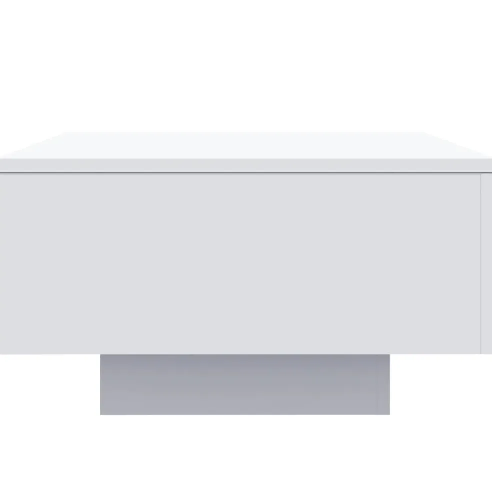 vidaXL Salontafel met LED-verlichting 55x55x31 cm wit