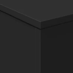vidaXL Salontafel met LED-verlichting 50x50x40 cm zwart